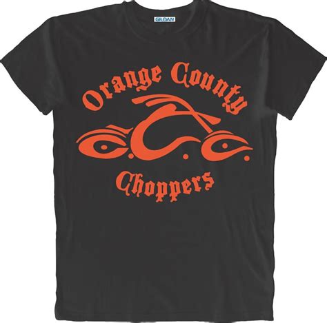 New Retro American Biker Orange County Choppers Motorcycle OCC T shirt ...