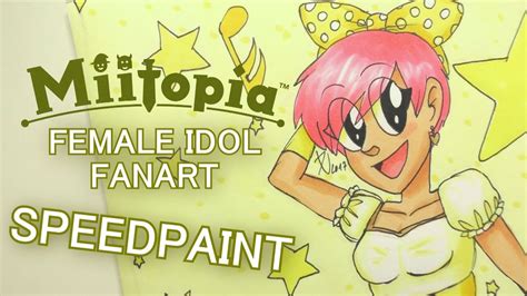 MIITOPIA FANART: Female Idol/Pop Star - Speedpaint - YouTube