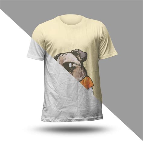Free 3D T Shirt Mockup PSD Template - Mockup Den