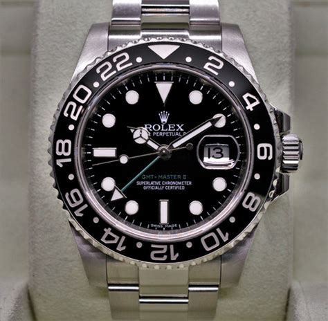 ROLEX GMT II Black Ceramic Bezel 40mm 116710LN | THE VAULT TIMEPIECES