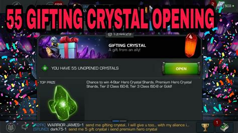 MCOC- Gifting Crystal Opening ( 2018 ) - YouTube