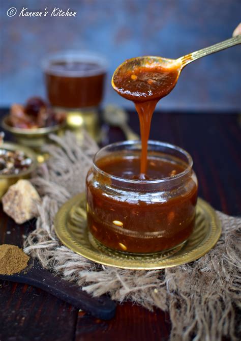 Sweet Tamarind Chutney - Kannan's Kitchen