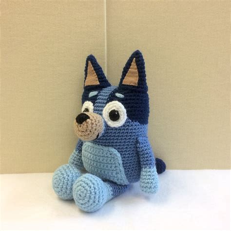 BLUEY Crochet Bluey Toys Amigurumi Bluey Cartoon Character | Etsy Australia