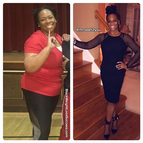 Angela before and after | Black Weight Loss Success