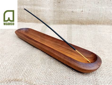 Teak wood incense sticks holders – ZeroPlastic Impact Center