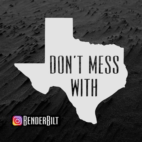 Texas Decal: Don't Mess With Texas Decal | Etsy