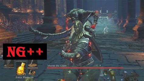 Yhorm the Giant NG++ boss fight Dark Souls 3 gameplay PS4 - YouTube