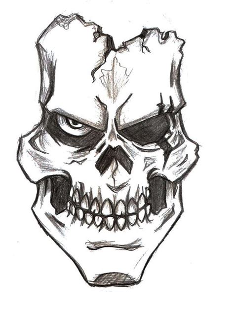 cool Skull Art Drawings