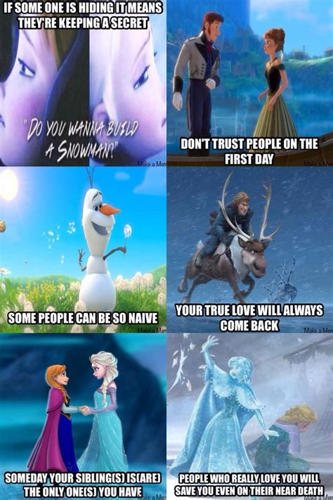 Comment if youthink this is true | Frozen memes, Disney love, Funny disney memes