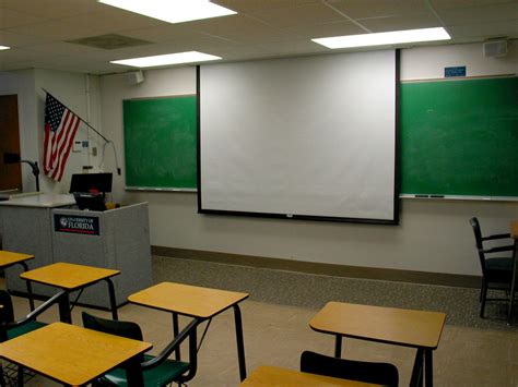 UF McCarty Classroom Desks Screen Flag | Christopher Sessums | Flickr