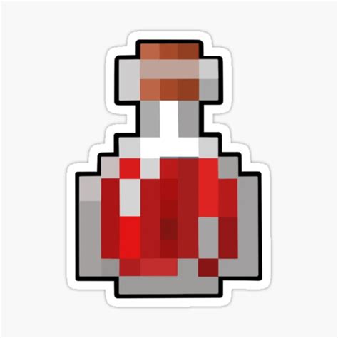 "Mining Health Potion Pixel Art" Sticker for Sale by ZuriAmbessa ...