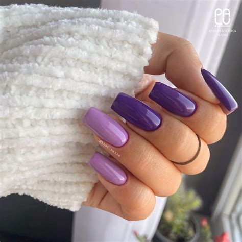 63 Purple Manicure Ideas for Acrylic Nails