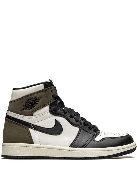 Jordan Air Jordan 1 Retro High OG "Dark Mocha" Sneakers | White ...