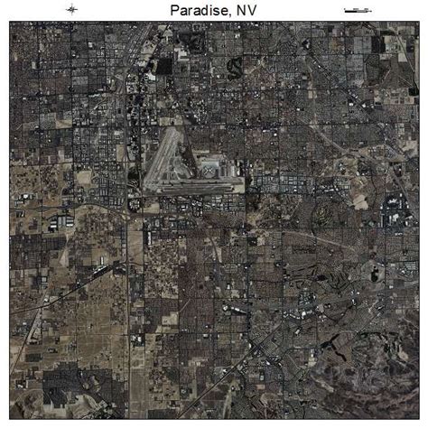 Aerial Photography Map of Paradise, NV Nevada