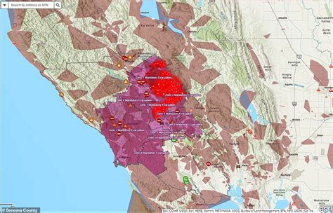 California Wildfire Evacuation Map