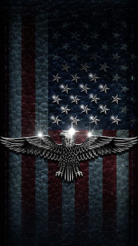 Silver eagle, flag, usa, HD phone wallpaper | Peakpx