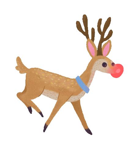 Christmas Reindeer Running Doodle - Custom Doodle for Google