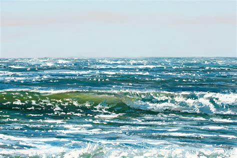 Green Wave - Cornish Art