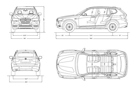 Bmw x3 boot space dimensions