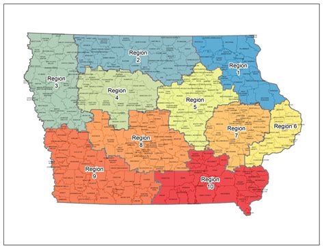 School Districts In Iowa Map - Map