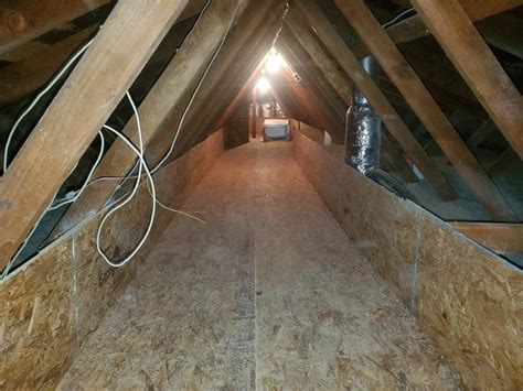 Crawl Space Repair - Attic Converted to Beautiful Storage Space - Aldie ...