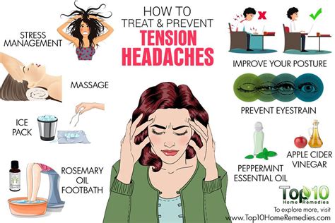 How to Treat and Prevent Tension Headaches | Top 10 Home Remedies