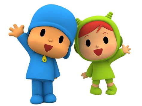 Cartoon Characters: Pocoyo (PNG)