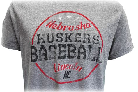 Nebraska Huskers Baseball Retro Tee