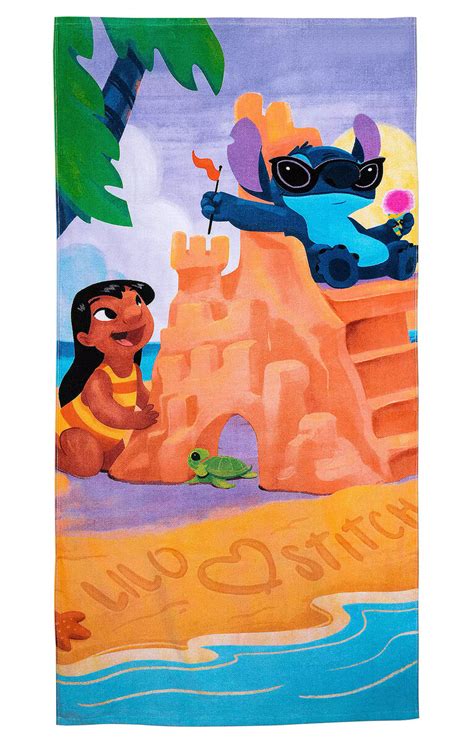 Lilo And Stitch Beach Towel by Disney USA - New, With Tags