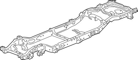 Chevrolet Suburban 2500 Frame ASSEMBLY. Frame rail., 2WD, 3/4 TON ...