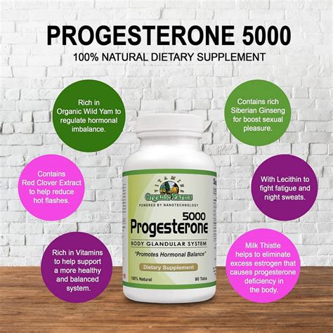 Progesterone 5000 | Body Glandular System | 100% natural supplement