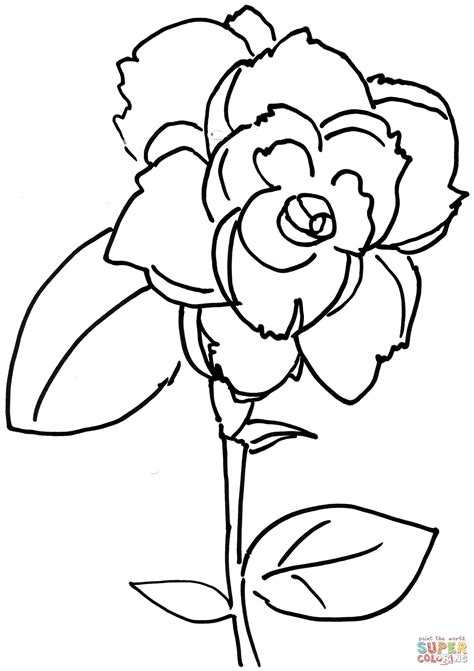 Coloring Sheet Rose Flower Coloring Pages - Team Coloring