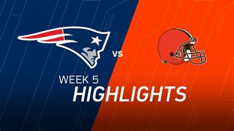 Week 5: Patriots vs. Browns highlights