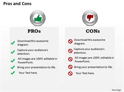 Pros And Cons Template