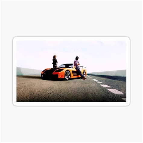 "Orange veilside Rx7 FD " Sticker for Sale by shanilhasantha | Redbubble