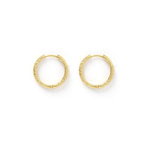 ARMS OF EVE Arabella Gold Hoop Earrings in Metallic | Lyst