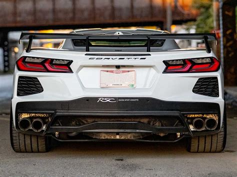 Racing Sport Concepts Carbon Fiber Rear Diffuser for the C8 Corvette ...