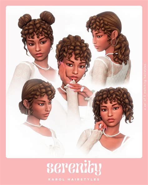 four different hairstyles for the same woman in various styles and ...