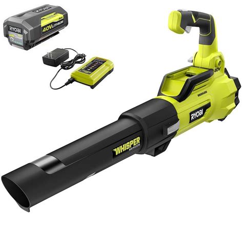 RYOBI 40V Brushless 125 MPH 550 CFM Cordless Battery Whisper Series Jet ...