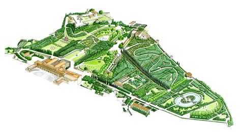 Map Of The Boboli Gardens | Fasci Garden