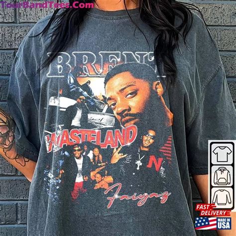 Brent Faiyaz Rap Shirt T-Shirt Vintage 90S Merch Tour 2023 Ticket Album ...