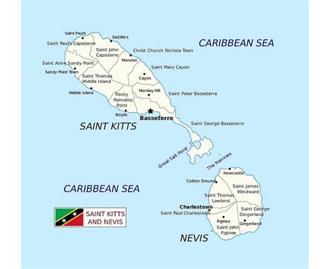 St Kitts Map Location