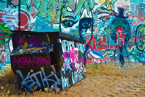 Graffiti Dumpster Photograph by Emilie Sullivan | Fine Art America