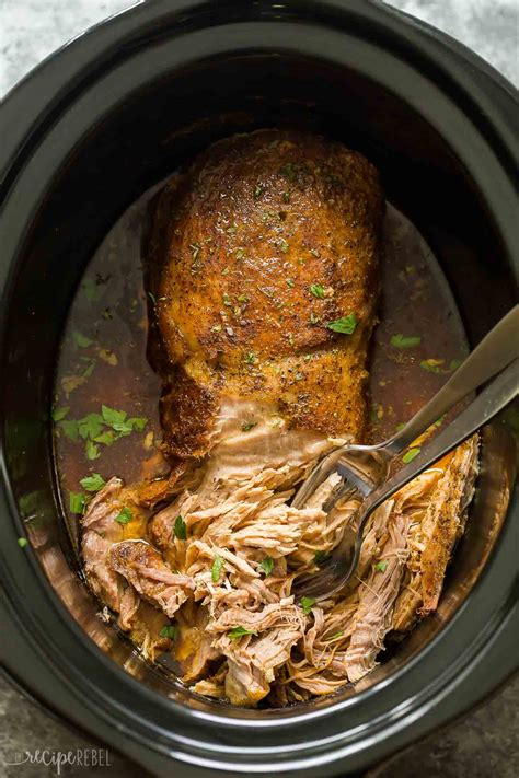 Easy Slow Cooker Pork Loin Roast Recipe - The Recipe Rebel