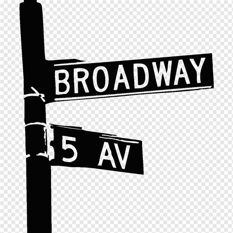 Broadway Manhattan Text Book Art, broadway, angle, text, logo png | PNGWing