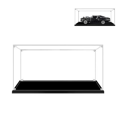 Buy Hosdiy Acrylic Display Case for (Dom's Dodge Charger) Model, Dustproof Showcase for Lego ...