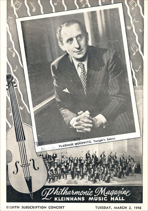 Vladimir Horowitz, Guest Soloist | BPO Archives