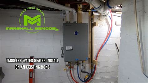 Install A Tankless Hot Water Heater