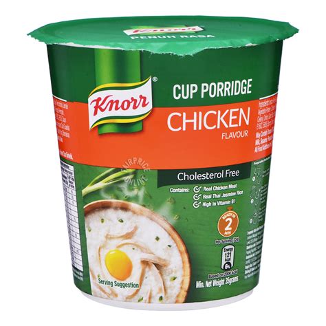 Knorr Instant Cup Porridge - Chicken | NTUC FairPrice