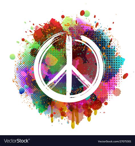 Colorful Peace Symbols